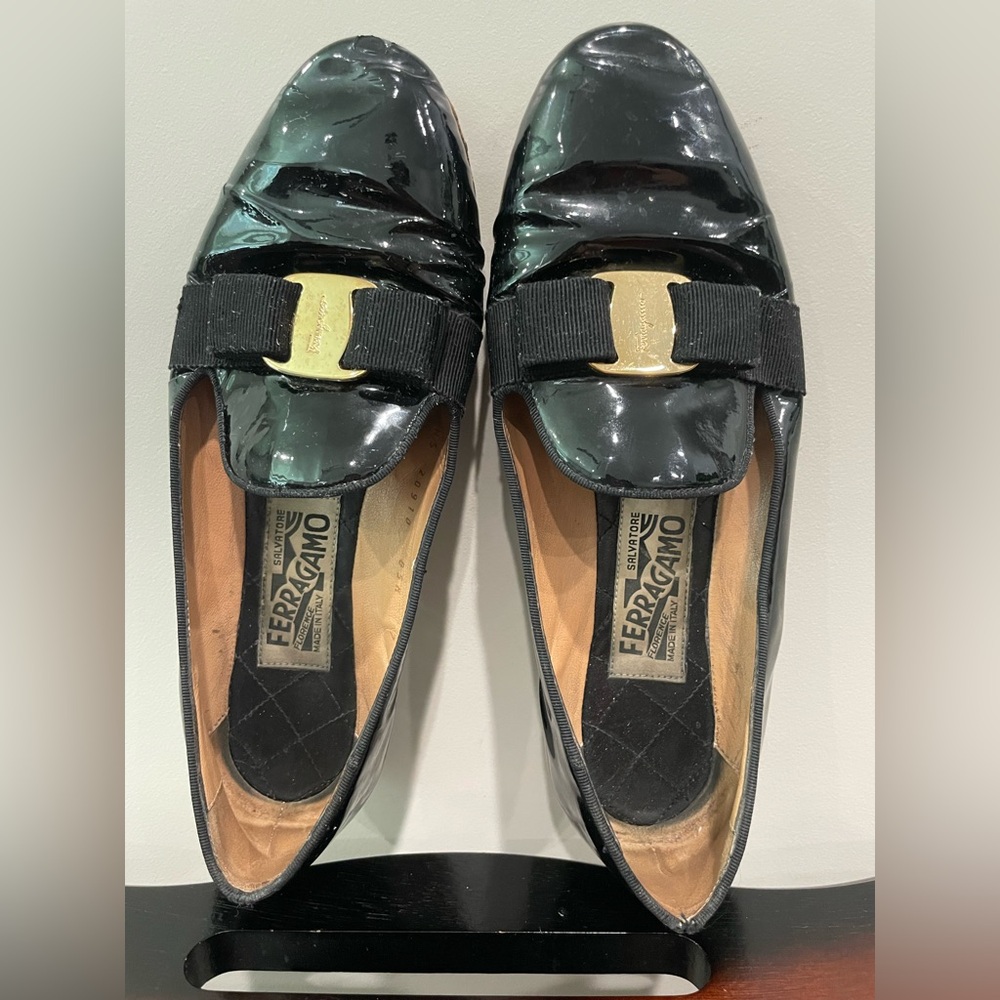 Salvatore Ferragamo Women’s Black Flats